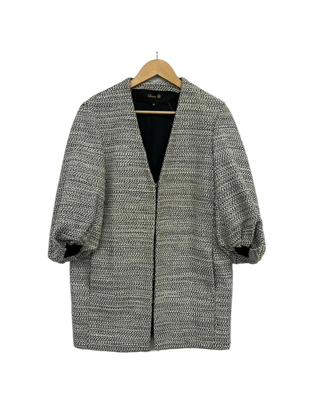 Drawer Black White Women's Coat #299920D53B